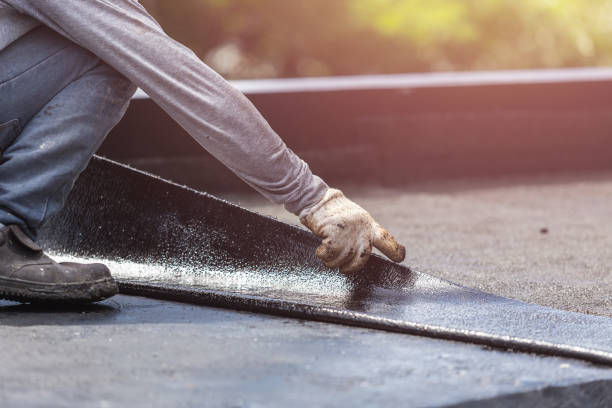 Professional Basement Waterproofing technician working in Plymouth, MN